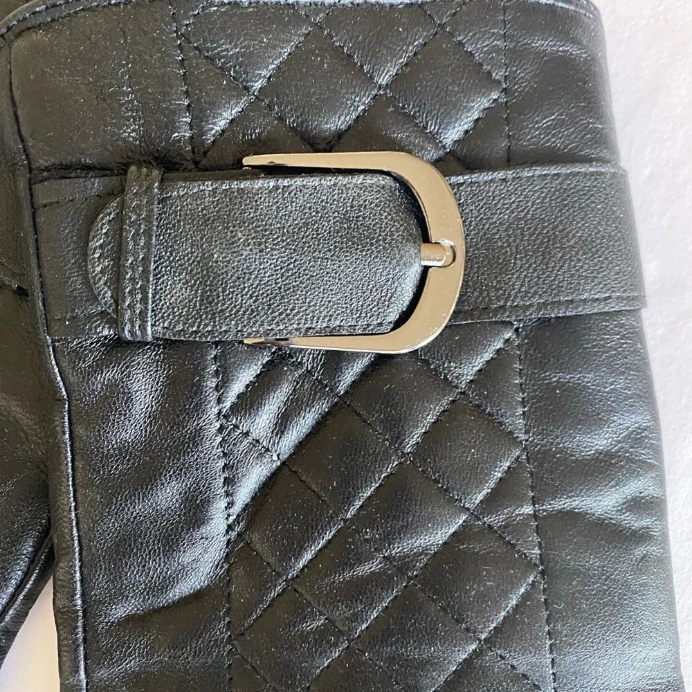 Lane Bryant 3M Thinsulate black quilted gloves, Sz. XL